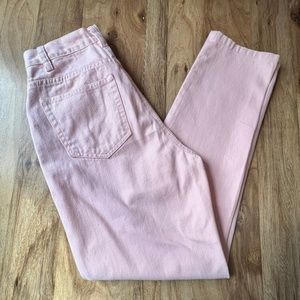 Vintage 90s Liz Claiborne LIZWEAR Light Pink/Peach Jeans - 6P - Regular Length